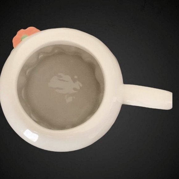 NEW RARE Halloween Ghost Mug holding a Jack O Lantern Mug 16 OZ Ceramic - Picture 5 of 6